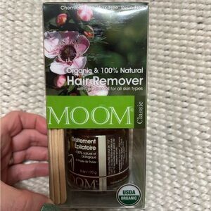 Moom Organic Hair Remover w/ Tea Tree. Brand new, never opened. Great reviews!